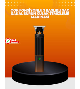 Erkekler İçin 3 İn 1 Şarjlı Bakım Seti – 7300 Rpm Güçlü Motor Sessiz Çalışma