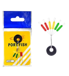 Portfish Renkli Sosis Stoper 6Lı Paket SS Beden