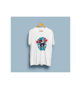 Oversize Florida Skull League Tasarım unisex T-shirt