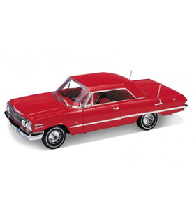 Welly 1963 Chevrolet Impala (Kırmızı) 1/18 Model Araba
