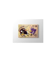 Wassily Kandinsky - Black And Violet Tablo 40x60 cm