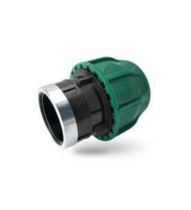 Poelsan Siyah 32X1 Dişi Adaptör