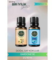 Okyanus + Vanilya ( Oda Kokusu Aroma Terapi Buhurdanlık / Difüzör Yağı ) Set 2 Adet x 10 ML