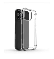 Apple iPhone 16 Pro Max Uyumlu Kılıf Zore Nitro Anti Shock Silikon (Şeffaf)