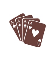 4 As Sticker17x17 Cm Kahverengi
