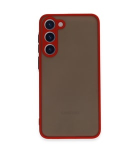 Samsung Galaxy S23 Plus Kılıf Montreal Silikon Kapak - Kırmızı