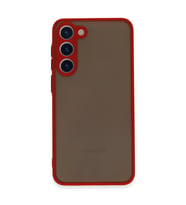 Samsung Galaxy S23 Plus Kılıf Montreal Silikon Kapak - Kırmızı