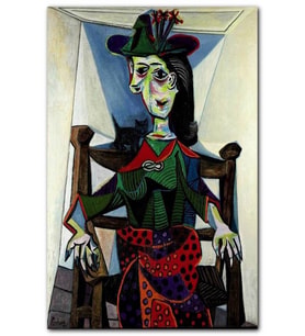 Cakatablo Dora Maar au Chat 1941 by Pablo Picasso MDF Tablo