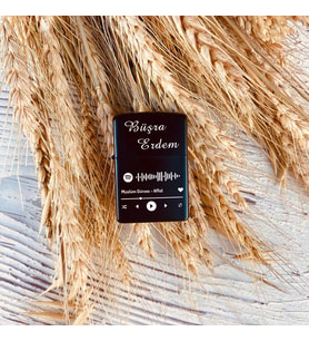 Kişiye Özel Sevgiliye Hediye Spotify Barkodlu Benzinli Zippo Çakmak