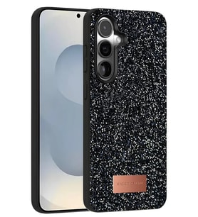 Galaxy S25 Bright Simli Kapak - Siyah