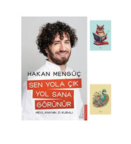 Sen Yola Çık Yol Sana Görünür - Hakan Mengüç 9786254415173 Not Defterli Seti