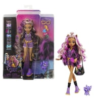 Monster High Clawdeen Wolf Doll HHK52,Aksesuarlı Ve Evcil Hayvanlı Clawdeen Kurt Bebek Eklemli Moda Bebeği