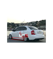 HYUNDAİ ACCENT ERA R MARŞPİYEL TAKIM FİBERGLASS BOYASIZ