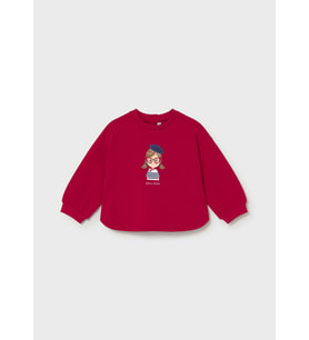 Mayoral Kız Bebek Sweatshirt Kırmızı