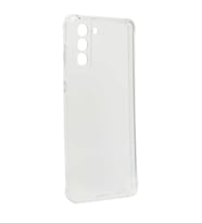 Samsung Galaxy S21 Plus Uyumlu Kılıf Zore Kamera Korumalı Nitro Anti Shock Silikon (Renksiz)