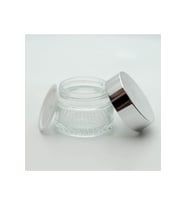 BOŞ KREM KAVANOZU 30 ML (5 ADET) BOŞ ŞEFFAF GRİ KAPAKLI KUTU