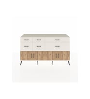 Kronos Konsol Tek Raflı 6 Çekmeceli 4 Kapaklı 176x59x99 Aytaşı-Çam/Aytaşı