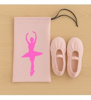 Bale Patik Çantası-Pembe Balerin (Toz Pembe)