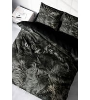 Dark Feather 3d Pamuk Saten Çift Kişilik Nevresim Takımı