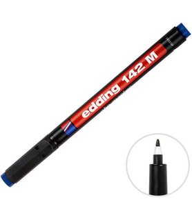 Edding Asetat Kalemi 1 mm Mavi