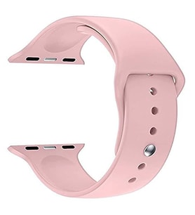 Winex 42-49mm Yeni Nesil Apple Uyumlu Akıllı Saat Kordonu Silikon Pembe