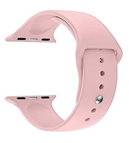 Winex 42-49mm Yeni Nesil Apple Uyumlu Akıllı Saat Kordonu Silikon Pembe