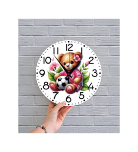 bilge Tasarım BASKILI ÇOCUK ODASI Duvar Saati 30 x 30CM (Karışık)