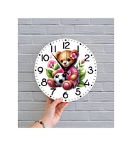 bilge Tasarım BASKILI ÇOCUK ODASI Duvar Saati 30 x 30CM (Karışık)