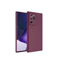 Samsung Galaxy Note 20 Ultra Uyumlu Kılıf Zore Mara Lansman Kapak (Koyu Mor)