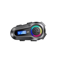 Motosiklet İntercom Üniversal Tüm Kasklara Uygun Işıklı Mod Motor 5.3 Bluetooth