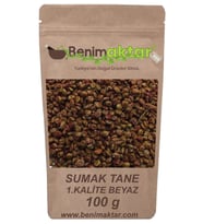 BenimAktar Gerçek Maraş Tane Sumak 1.Kalite 100 Gr