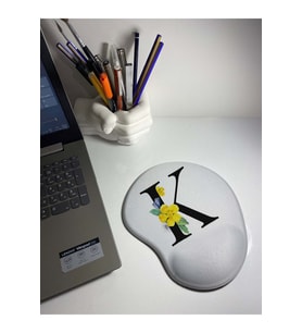 Harf Bakılı Bilek Destekli Mouse Pad