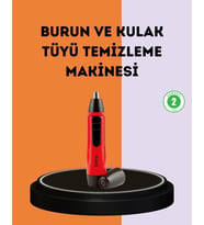Kulak Burun Tüy Temizleme Makinesi Raks Leo Pilli Kuru Kullanım