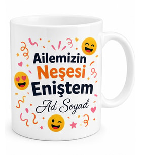 Ailemizin Neşesi Eniştem Esprili Tasarım Çay ve Kahve Kupası Hediye