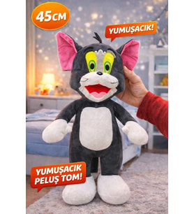 Peluş Tom 45 CM  Yumuşacık Sevimli Karakter Oyuncak
