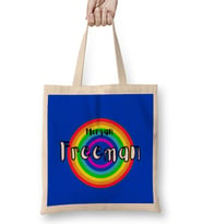 Morgan Freeman- Retro Rainbow Style Bez Çanta Uzun Saplı