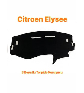 CİTROEN ELYSEE 3 BOYUTLU HALI TORPİDO KORUYUCU