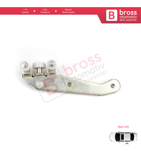 VW Transporter T4 Caravelle 1990-2003 için Sol Arka Sürgülü Kapı Alt Makarası 701843405B