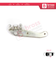 VW Transporter T4 Caravelle 1990-2003 için Sol Arka Sürgülü Kapı Alt Makarası 701843405B