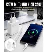 120W Şarj Aleti Type-C Uyumlu Turbo Şarj Aleti Yeni Nesil