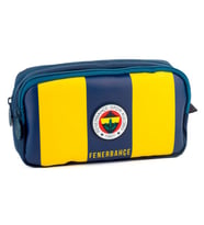 Fenerbahçe Efsane Çubuklu Suni Deri Kalem Çantası/Kalemlik - 25759