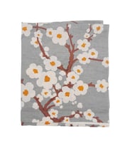 Angel Çanta Aksesuar 80x35 cm Pamuklu Astarlık Kumaş Papatya Desen Gri Renk No:38