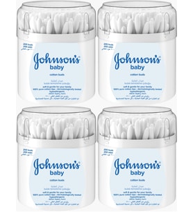 Johnsons Baby Kulak Temizleme Çubuğu 200 Adet (4 Lü Set)