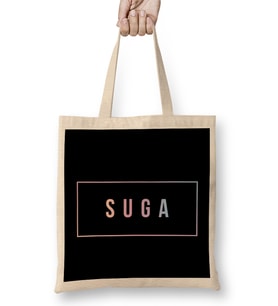 Suga Bts Simple Suga Bts fan Bez Çanta Uzun Saplı