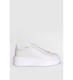 Lufian 11230234 Gage Erkek Deri Sneaker Ayakkabı Beyaz