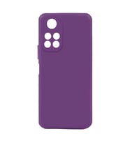 Infinix Note 11 Pro Uyumlu Kılıf Zore Biye Silikon (Mor)