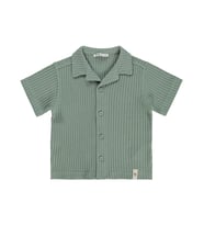 Civil Boys Basic Waffle 2-5 Yaş Gömlek - Mavi
