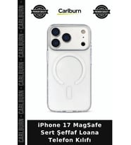 iPhone 17 MagSafe Sert Şeffaf Loana Telefon Kılıfı Koruyucu Cep Aksesuarları Cihaz Aksesuarı