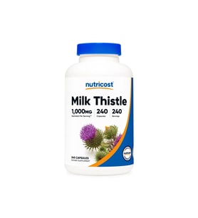Milk Thistle 1,000mg 240 Capsules - Vegan, Non-GMO