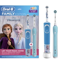 Oral-B Aile Paketi D16 Mavi + D100 Frozen Şarj Edilebilir Diş Fırçası